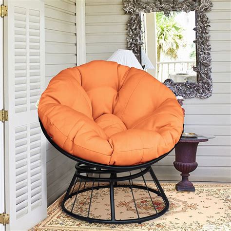 Oversized Swivel Chair Rattan Interior Design Ideas