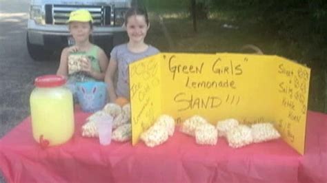 texas police shut down girls lemonade stand fox news video