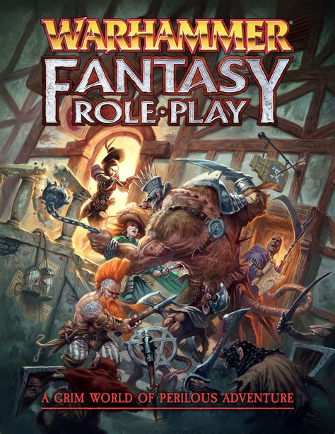 Heres A Look At The Cover Of Warhammer Fantasy Roleplaying 4th Edition