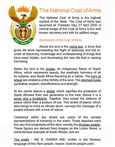 South African Coat Of Arms Explained In Simple Terms Za