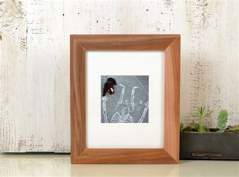 solid natural willow wood picture frame 1 5 wide style etsy
