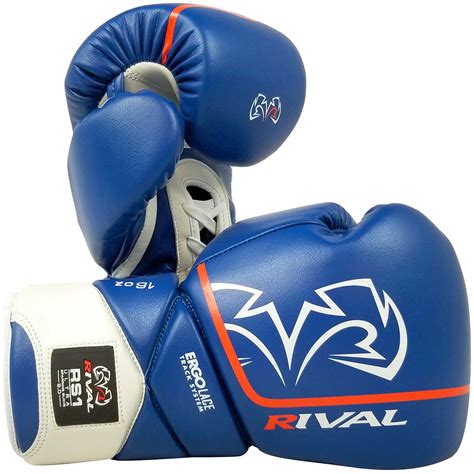 Rival Boxing Rs1 20 Ultra Pro Lace Up Sparring Gloves 14 Oz Blue