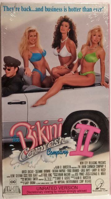 Bikini Carwash Company Vhs Unrated Kristi Ducati New Sealed Vhs Tape My XXX Hot Girl