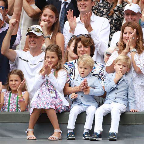 Roger federer had a full support system looking on from the stands as he took home his eighth wimbledon men's single champion. Roger Federer Twin Boys Identical - SEONegativo.com