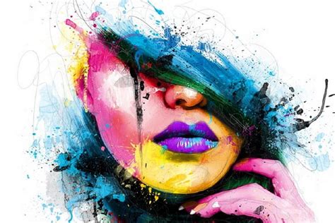 Abstract Colored Girl Hd Wallpaper Abstract Pinterest