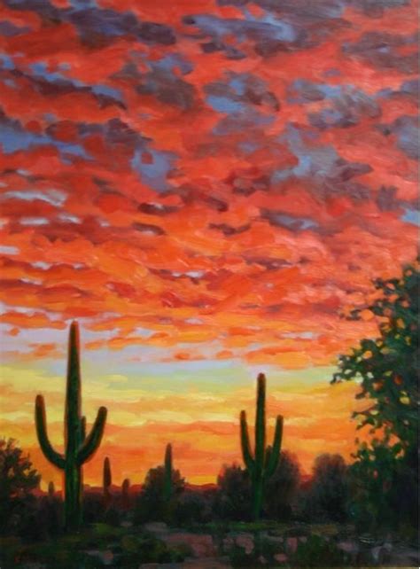 Giclee Canvas Print Western Impressionistic Arizona