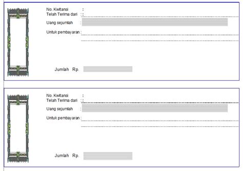 Format Kwitansi Kosong Excel Ruang Ilmu The Best Porn Website