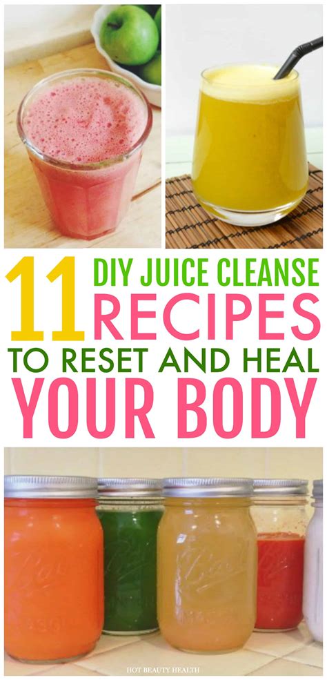 An easy to follow 3 day diy detox cleanse with 6 different recipes. 11 DIY Juice Cleanse Recipes to Make at Home - Hot Beauty ...