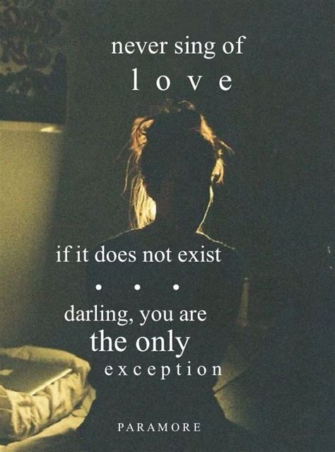 The song was written by band members hayley williams and josh farro. Paramore- The Only Exception | Music | Pinterest | My life ...