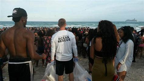 Volunteers To Pick Up Trash On South Beach Amid Spring Break Mess