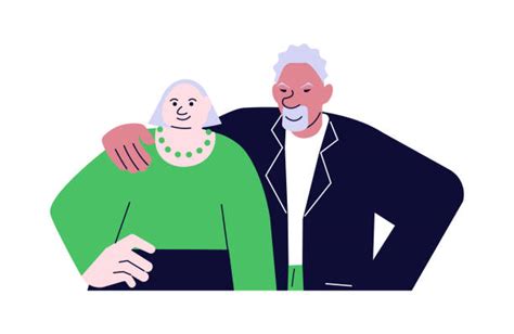 Elderly Arm Around Shoulder Illustrations Royalty Free Vector Graphics And Clip Art Istock