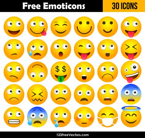 Emoji Vector Download At Collection Of Emoji Vector