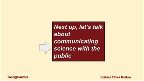 Communicating Science Ethical Science Communication Youtube