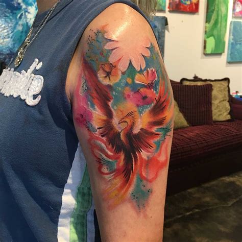 This makes the colors very luminous and lush, because the pigments are laid out in their purest form. 50+ Fiery Phoenix Tattoo Ideas That Will Set You Ablaze ...