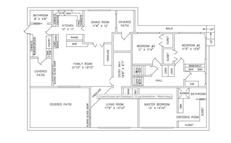 2d Cad Luxury Bungalow House Plans With Texting Layout Autocad File