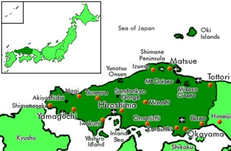 More than seventy percent of the volcanic archipelago is covered by towering volcanic peaks and. Japan Omnibus - Sightseeing - Chugoku Area
