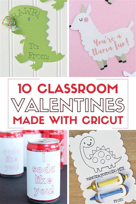 Classroom Valentine Cards You Can Make With Cricut The Crafty Blog
