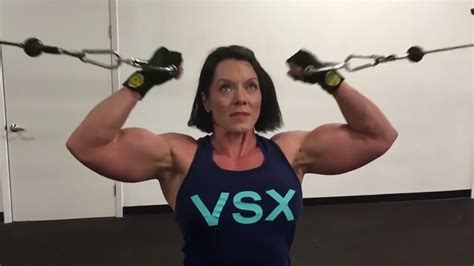 Muscle Girl Flex Biceps Youtube