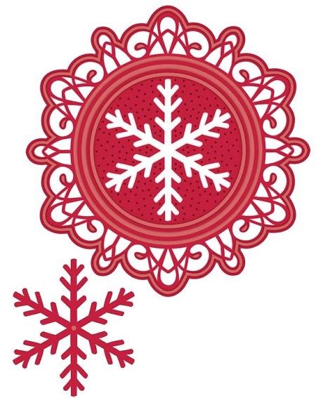 Sue Wilson Designs Die Festive Collection Bold Snowflake Frame