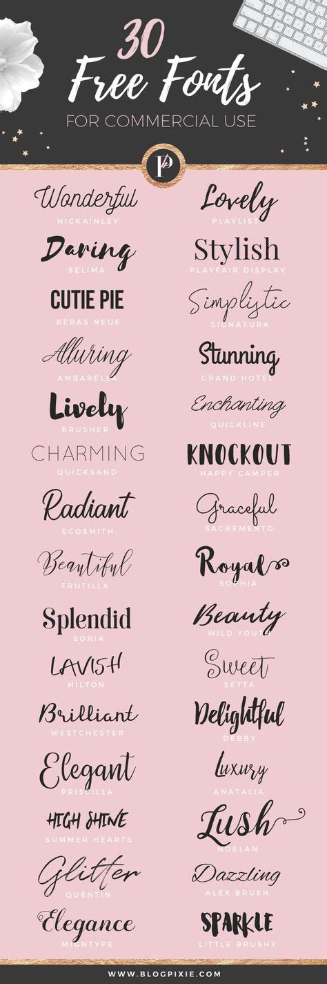 10 Gorgeous Script Fonts Caligrafía Pinterest Tipografía