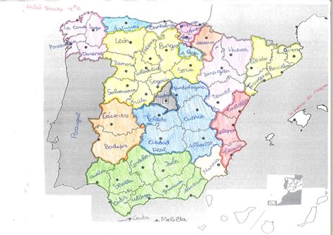 España Provincias Cuantas Provincias Tiene España【 Mapa Y Listado
