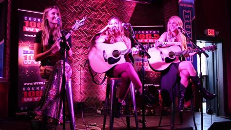 Runaway June Acoustic Performance Of Lipstick Youtube