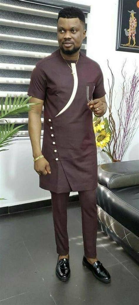 African Men Clothing African Men Outfit African Fashion Etsy In 2021