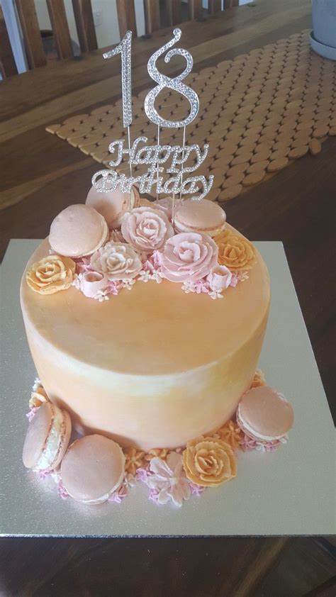 A birthday charm lies in cake's styles, its decoration and embellishment. 18th birthday cake for friend's daughter 😊 | 18th birthday cake, Friends birthday cake ...