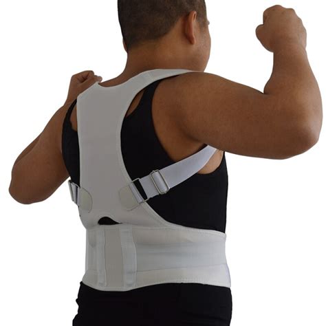 2018 Ajustable Shoulder Belt Back Straightner Posture Corrector Men