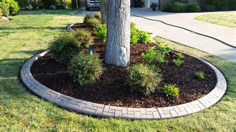 Consider any edging you are installing and the mature size of any plants you are using. Photo Gallery | The Curbing Edge | Landscape curbing, Concrete landscape edging, Front landscaping