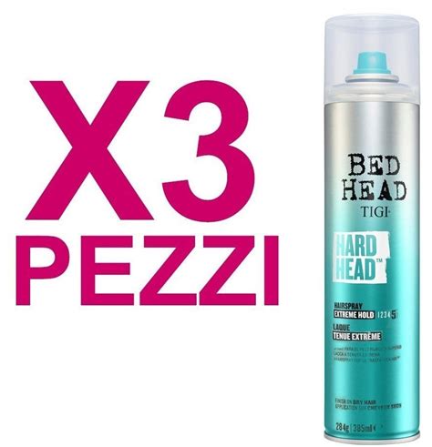 Tigi Kit Bed Head Hard Head Hairspray 385ml 3pz Spray