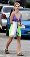 Pixie Geldof shows off her incredible figure in VERY bright ensemble ...