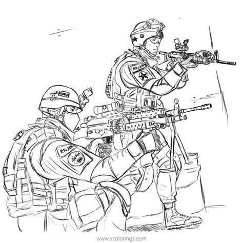 Call Of Duty Coloring Pages Ghost