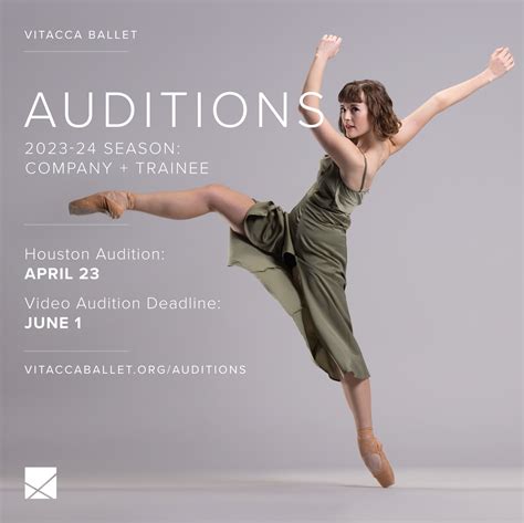 Dance Company And Apprentice Audition — Vitacca Ballet