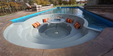 Sunken Living Areas Come To Fibreglass Pools Pool Spa Marketing
