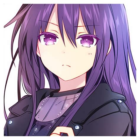 Purple Hair Anime Female Purplehairanimefemale Perfección Anime
