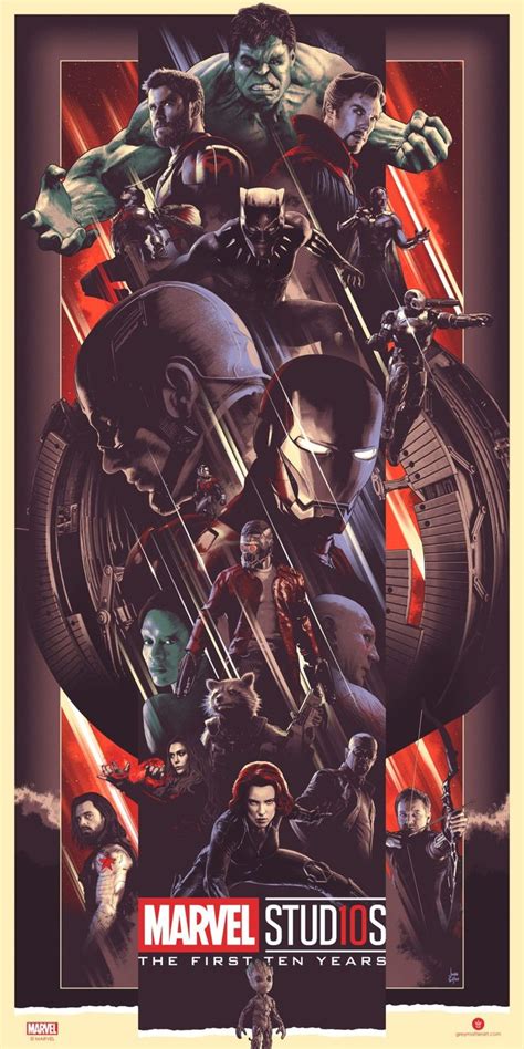 Two Officially Licensed Marvel Studios Posters Of The Heroes And Villains