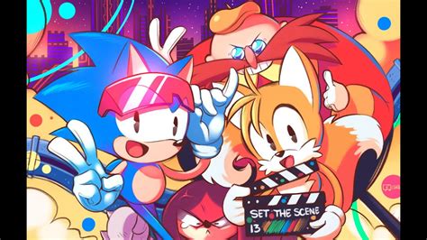 Sonic Mania Setting The Scene Map Extended Youtube