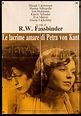 Bitter Tears of Petra von Kant Vintage Italian Movie Poster