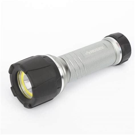 Husky 1000 Lumens Led Virtually Unbreakable Aluminum Flashlight Aa