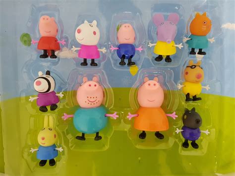 Set 11 Figurine Peppa Pig Best Toys Jucarii La Preturi Mici