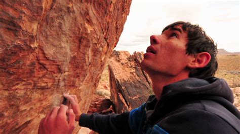 Rock Climber Scales His Way To The Top