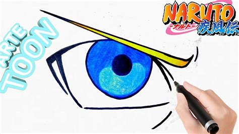 Como Dibujar El Ojo De Naruto How To Draw The Eye Of Naruto Youtube