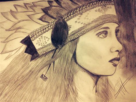 Native American Girl By Raphiiz On Deviantart