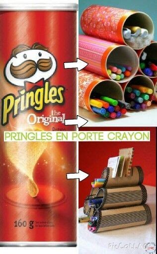 Pringles Can Upcycle A Girl And A Glue Gun