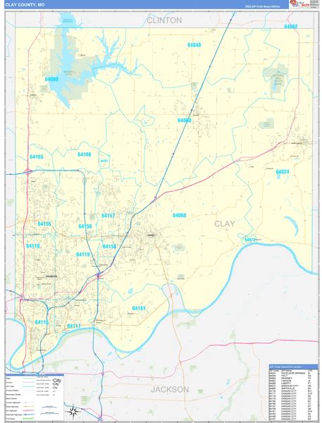 Maps Of Clay County Missouri