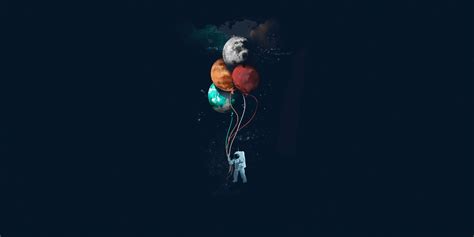 Minimalism Wallpaper Artwork Space Space Art Astronaut Simple