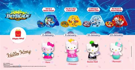 Find great deals on ebay for mcdonald happy meal toys. McDonald's Happy Meal FREE Beyblade & Hello Kitty Toys (2 ...