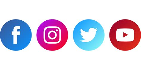 Facebook Instagram Twitter Pixabay Da Cretsiz Vekt R Grafik