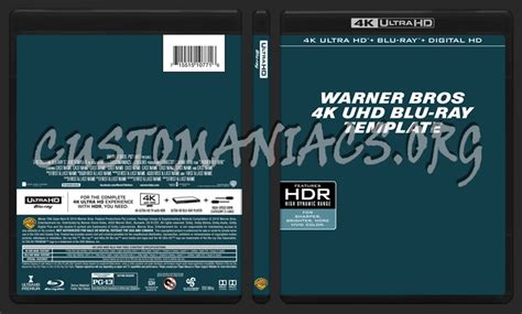 Warner Bros 4k Uhd Blu Ray Template Dvd Label Dvd Covers And Labels By